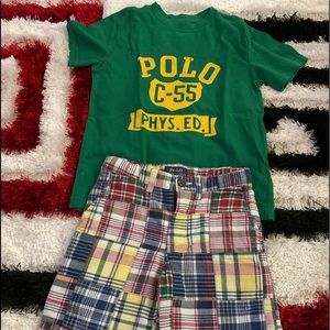 Size 5t polo short set